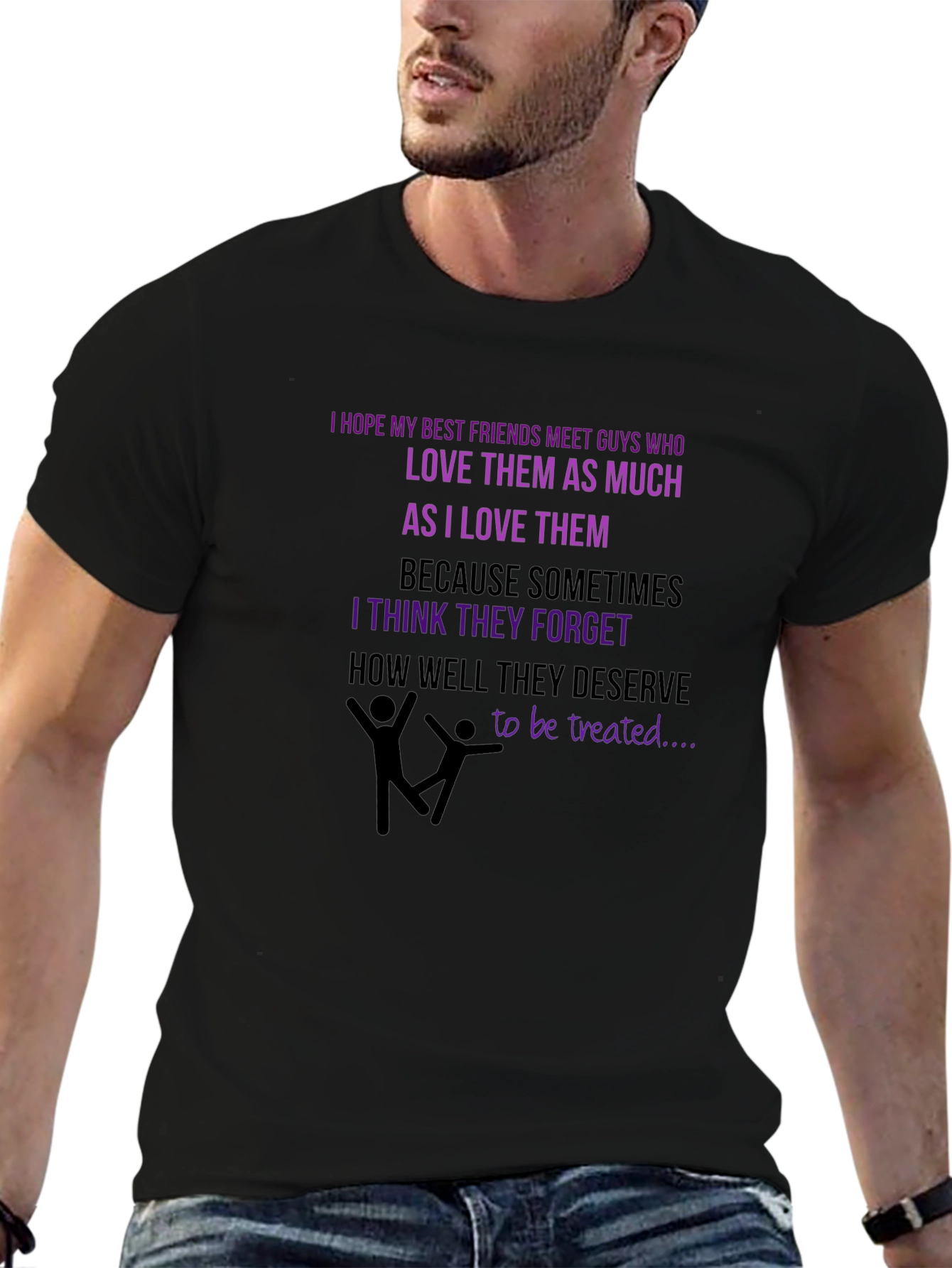 Best Friends Graphic Tee - Comfortable & Stylish