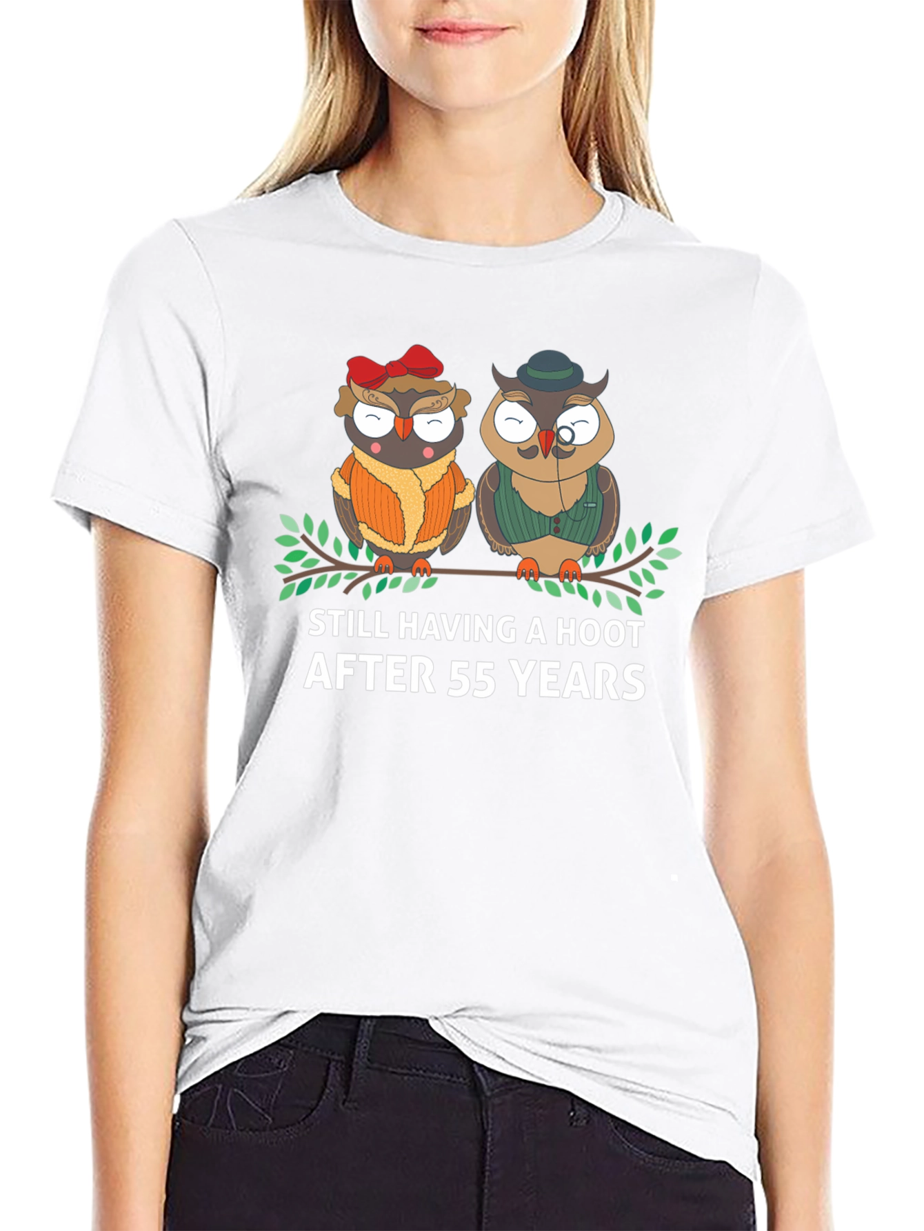 55th Anniversary Owl Couple T-Shirt