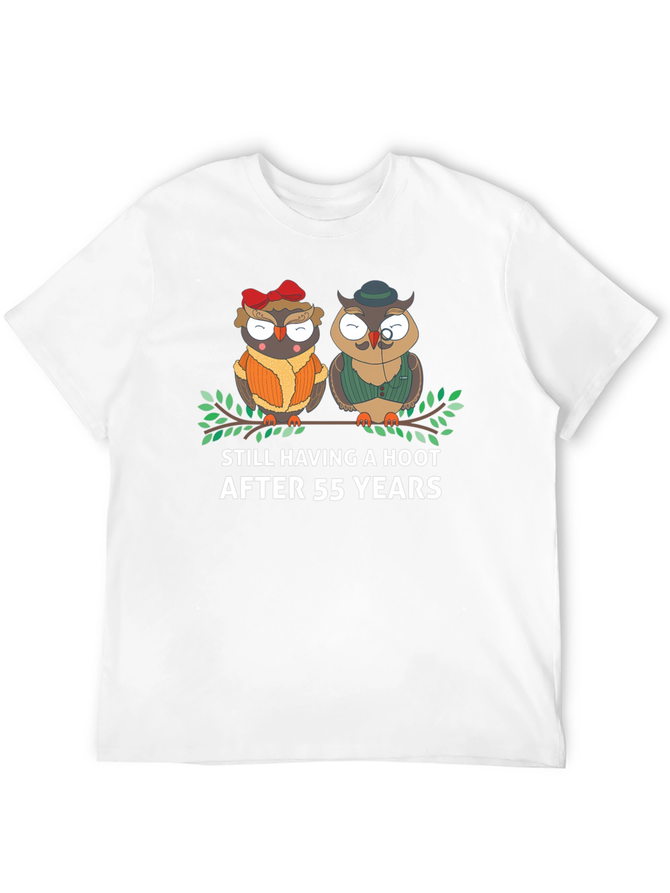 55th Anniversary Owl Couple T-Shirt
