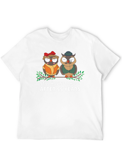 55th Anniversary Owl Couple T-Shirt