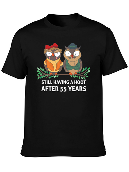 55th Anniversary Owl Couple T-Shirt