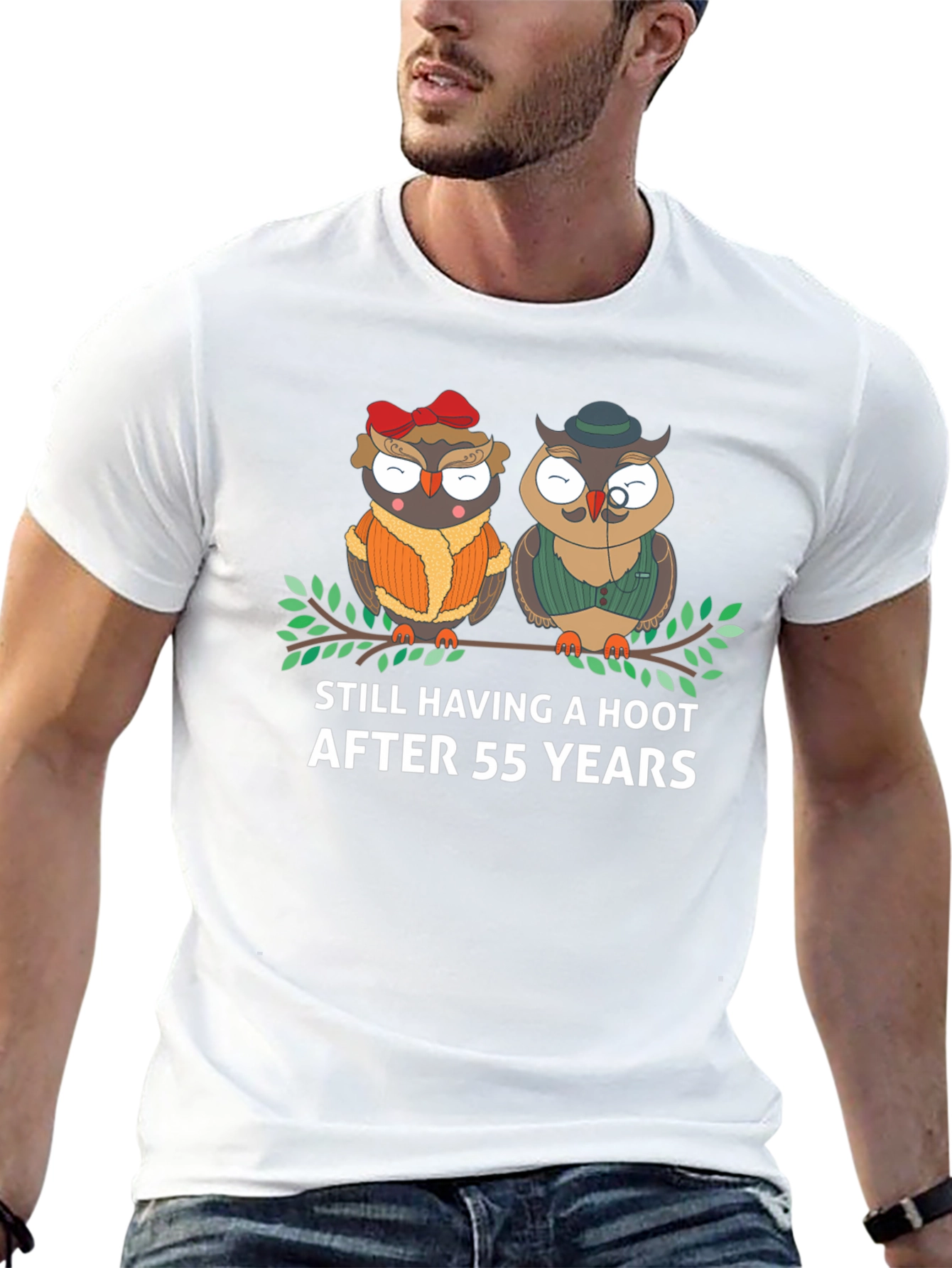 55th Anniversary Owl Couple T-Shirt