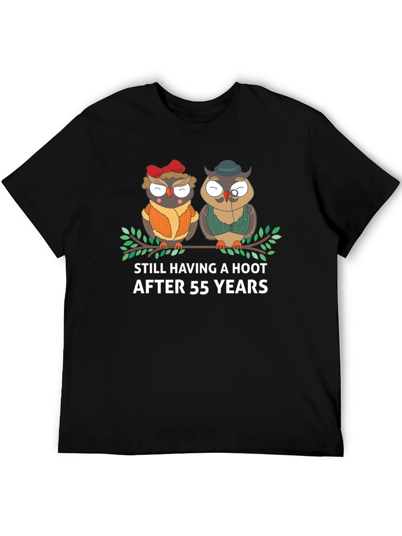 55th Anniversary Owl Couple T-Shirt