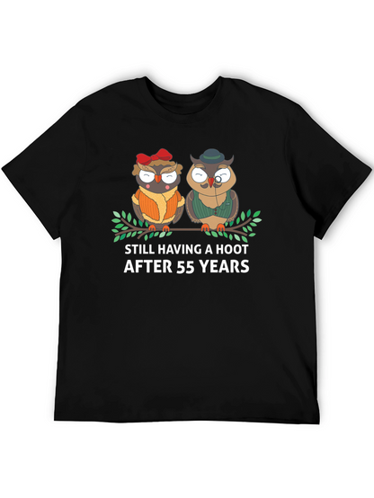 55th Anniversary Owl Couple T-Shirt