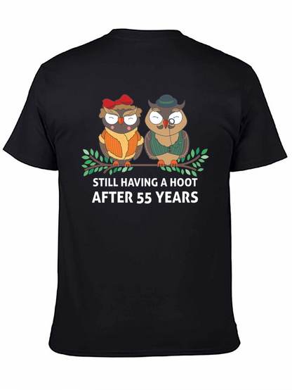 55th Anniversary Owl Couple T-Shirt