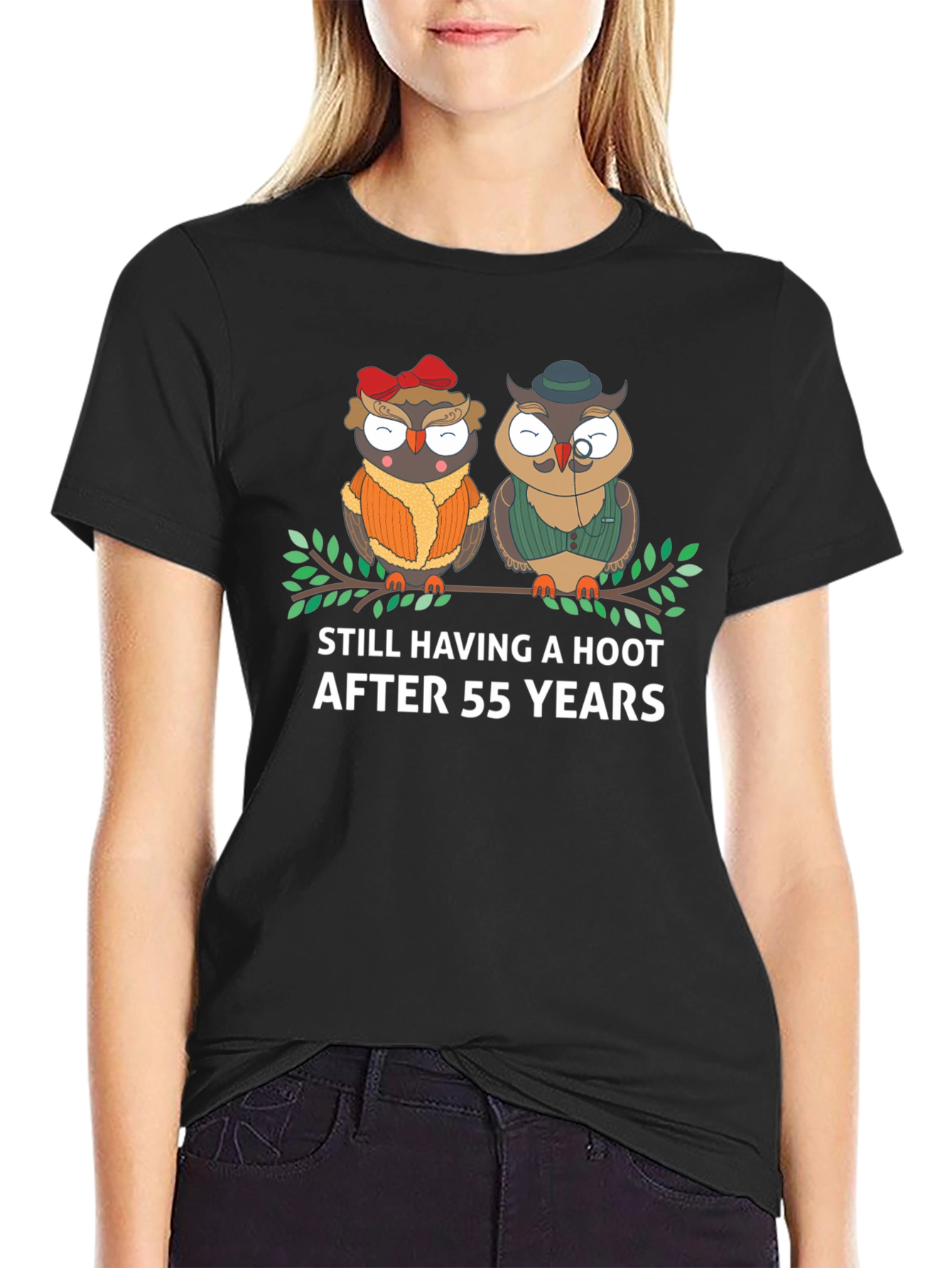 55th Anniversary Owl Couple T-Shirt