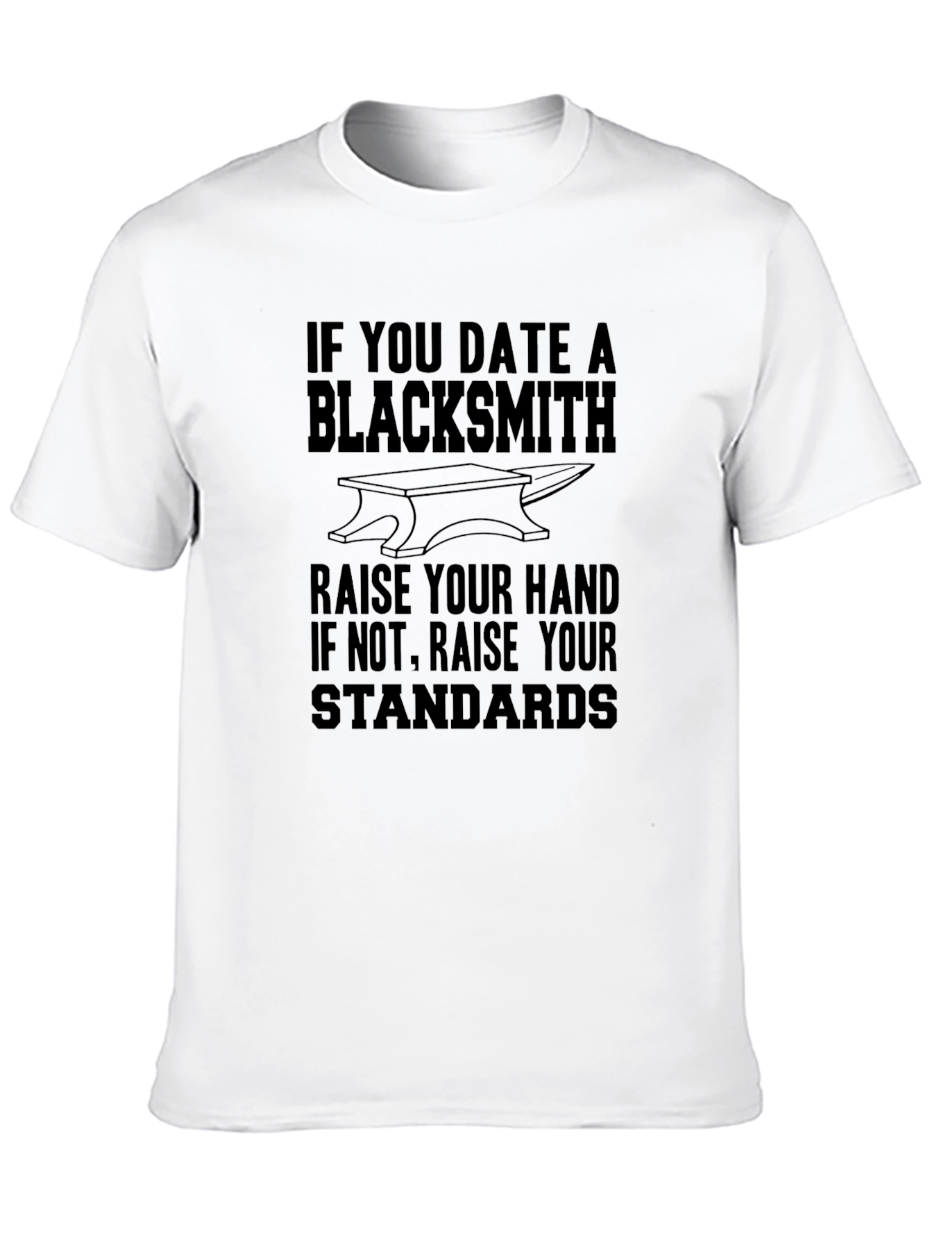 Blacksmith Dating T-Shirt - Funny Black Tee