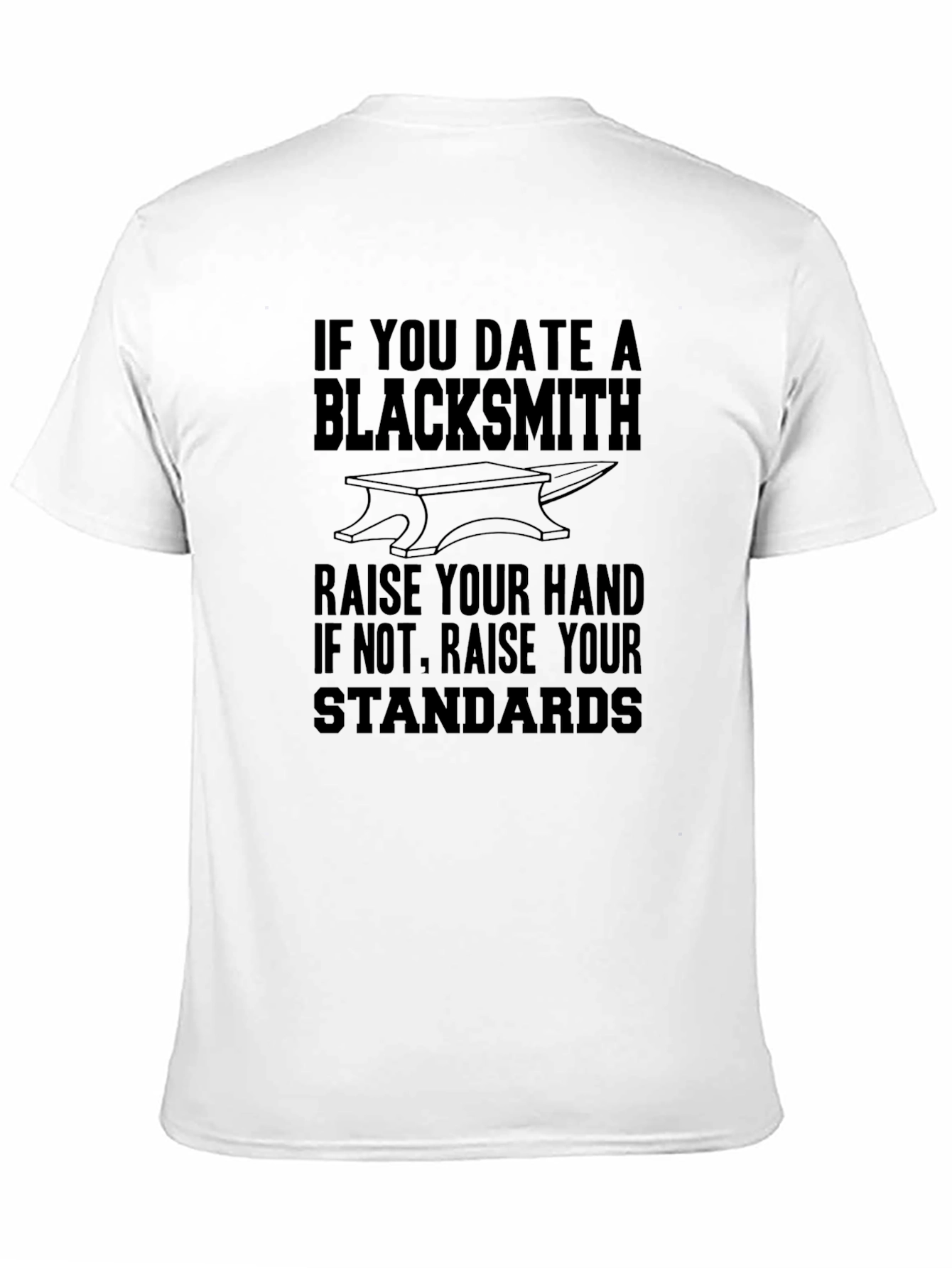 Blacksmith Dating T-Shirt - Funny Black Tee