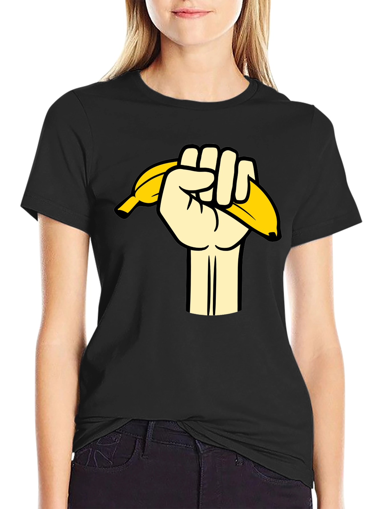 Banana Grip Graphic Tee - Black