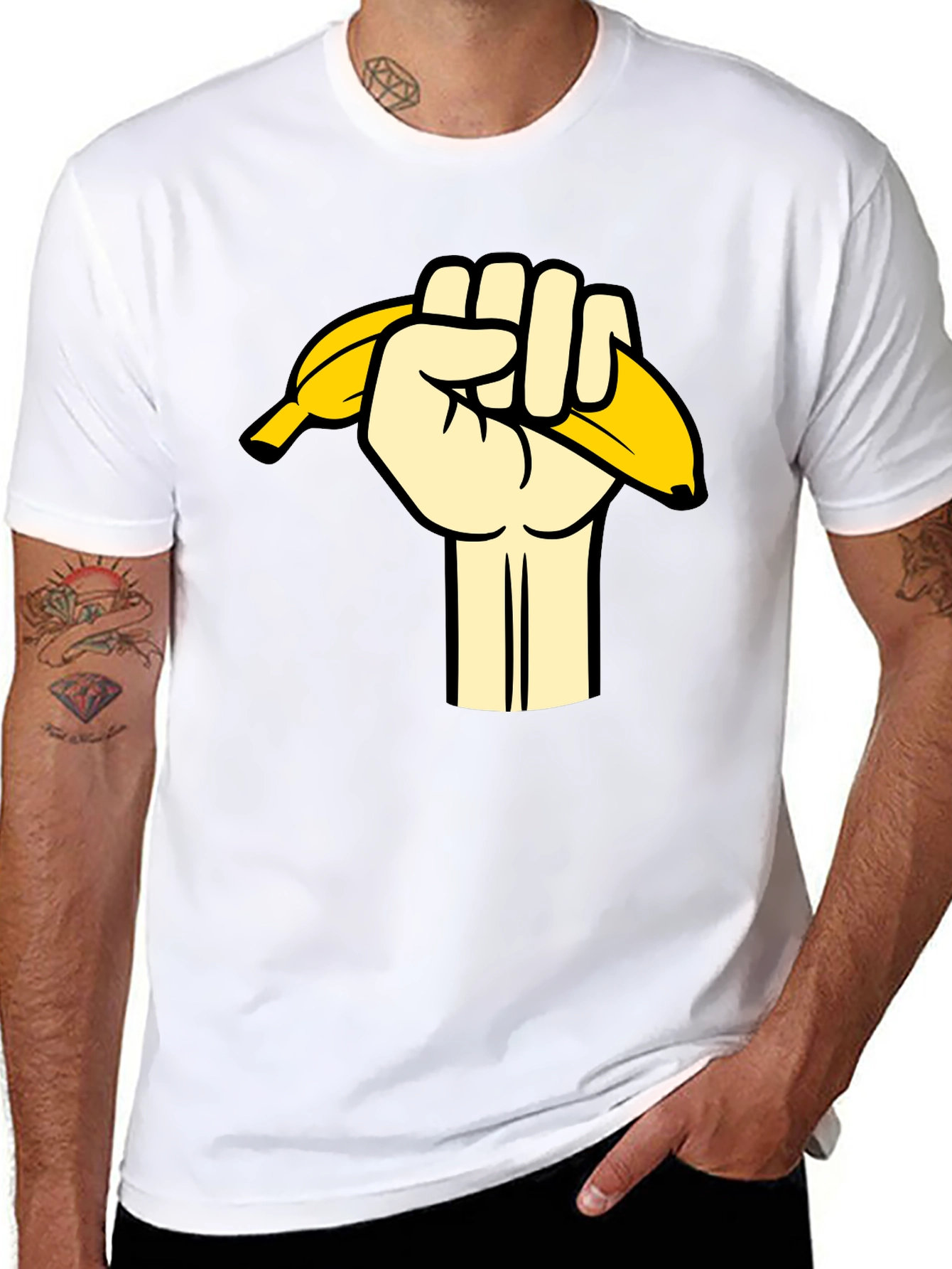 Banana Grip Graphic Tee - Black