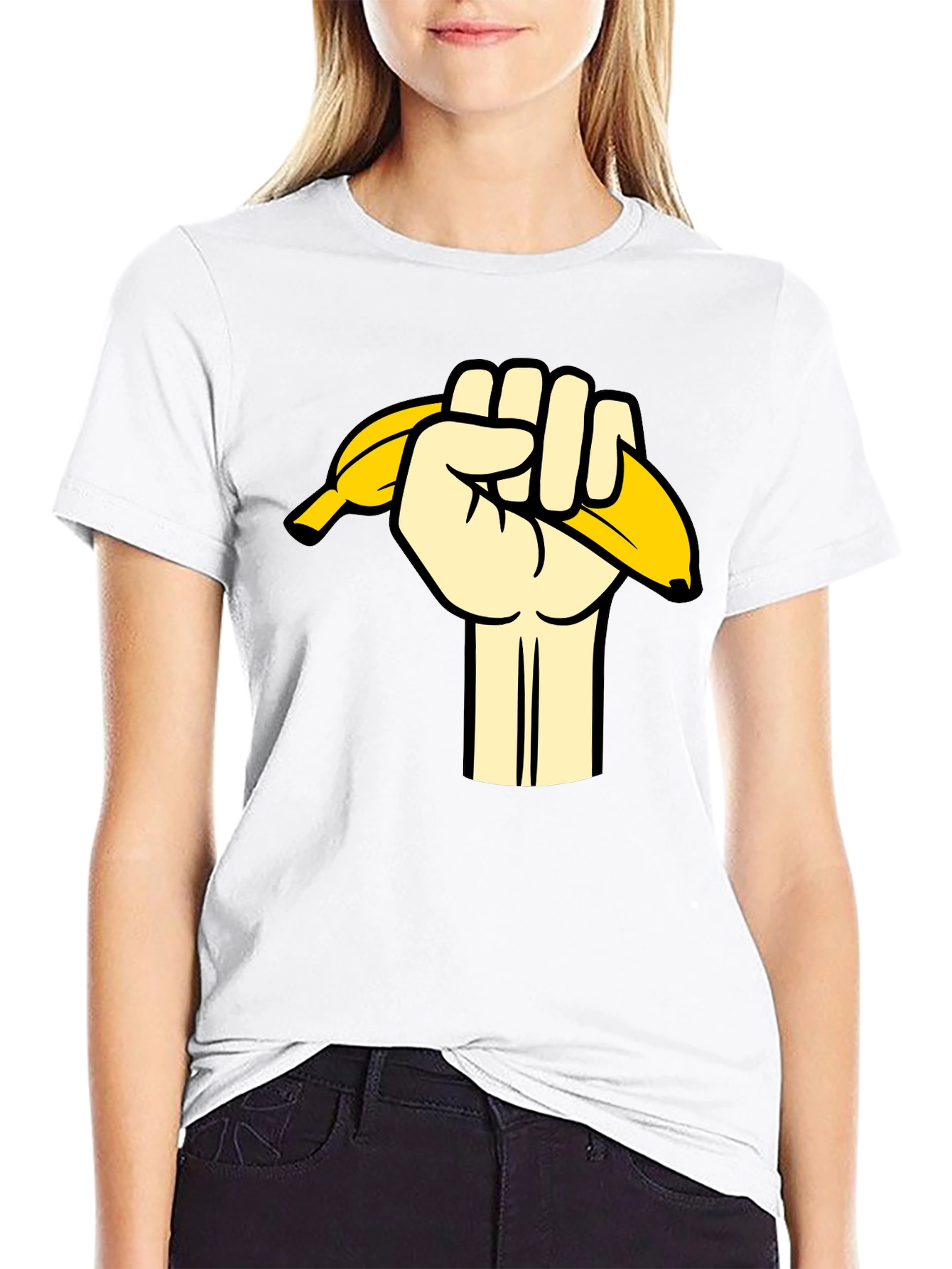 Banana Grip Graphic Tee - Black