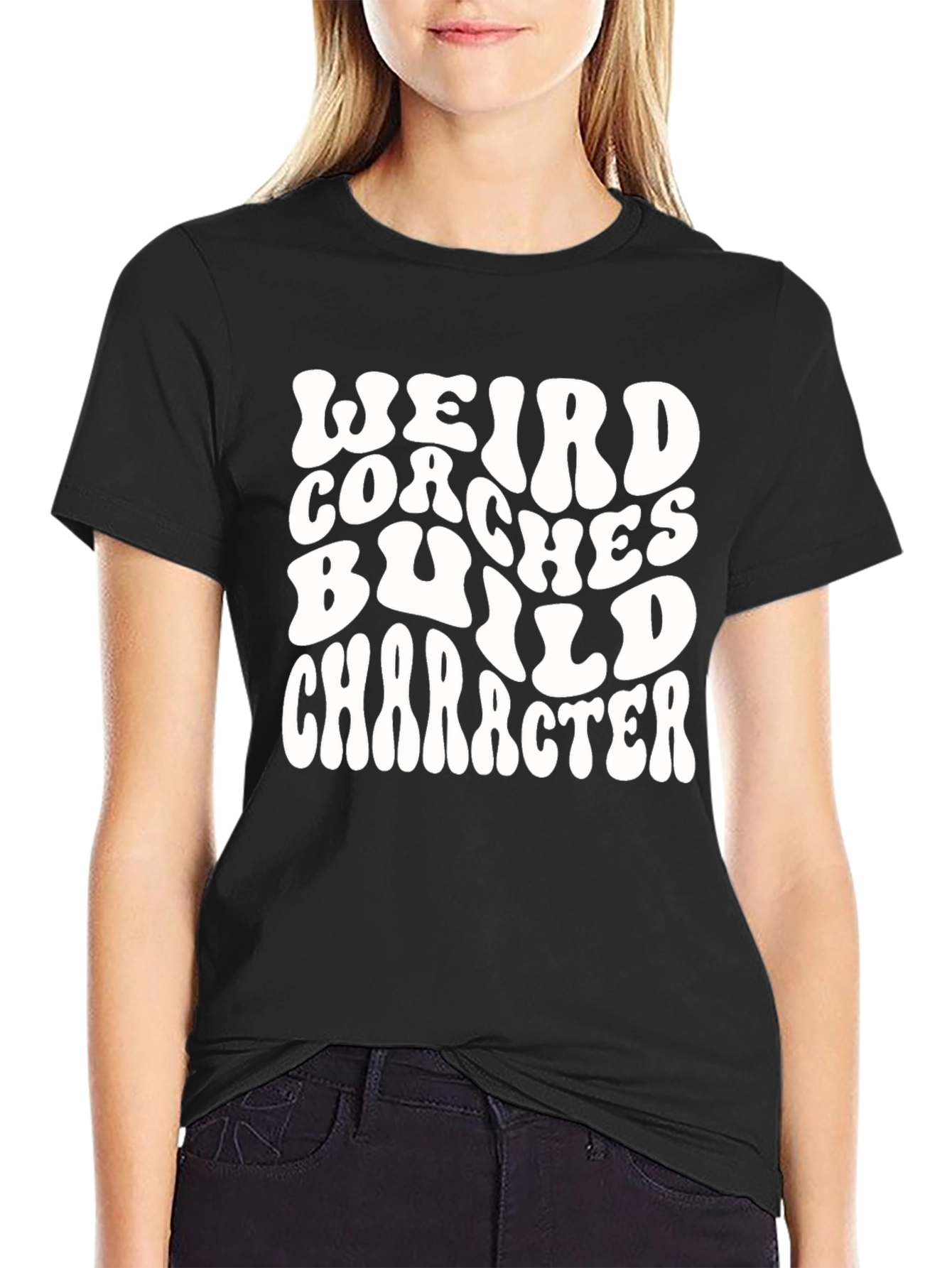 Weird Coaches Build Character Graphic T-Shirt
