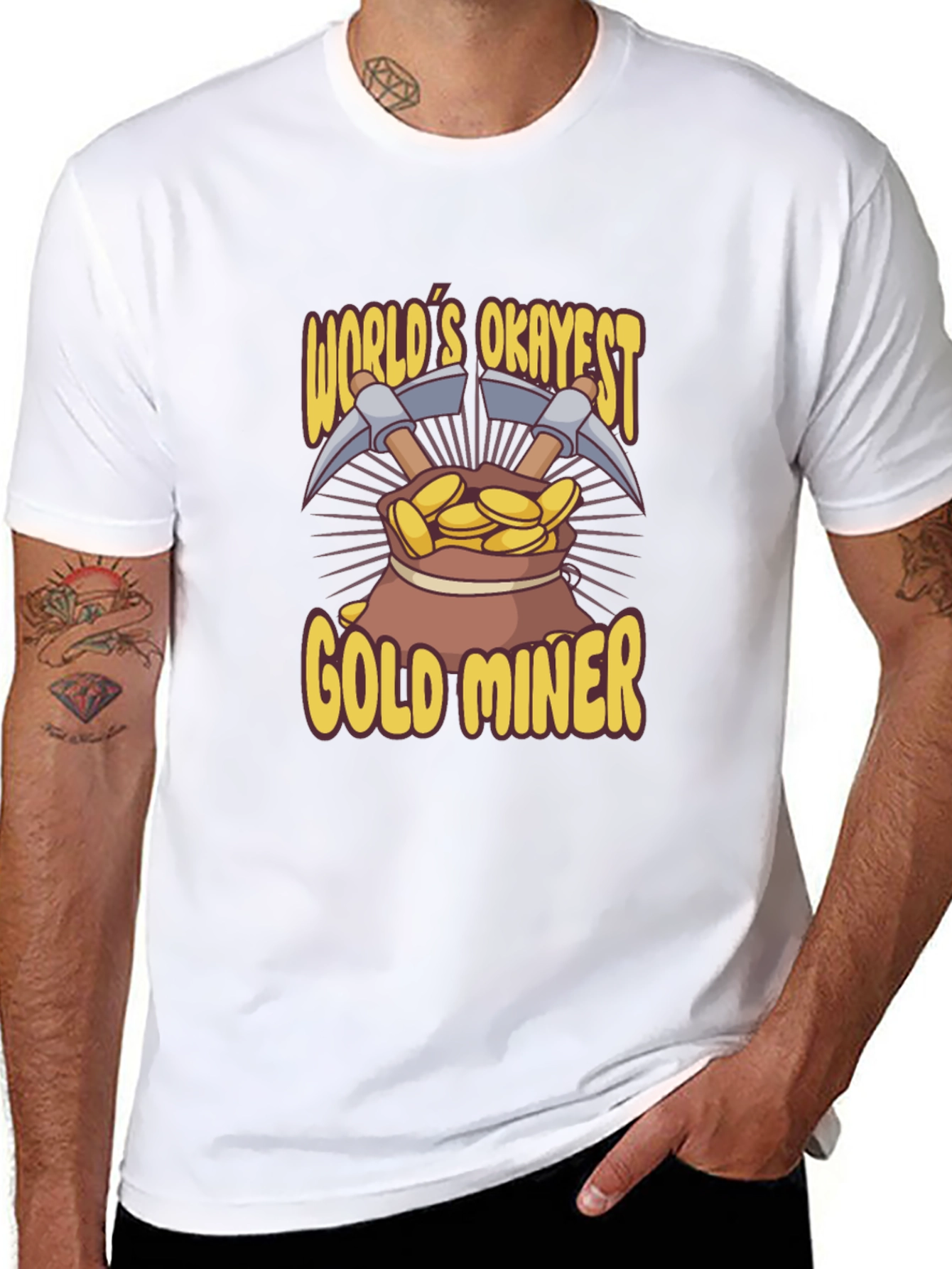 Worlds Okayest Gold Miner T-Shirt