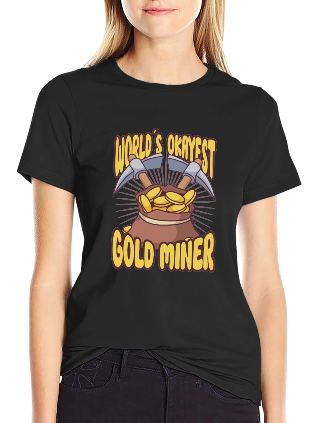 Worlds Okayest Gold Miner T-Shirt