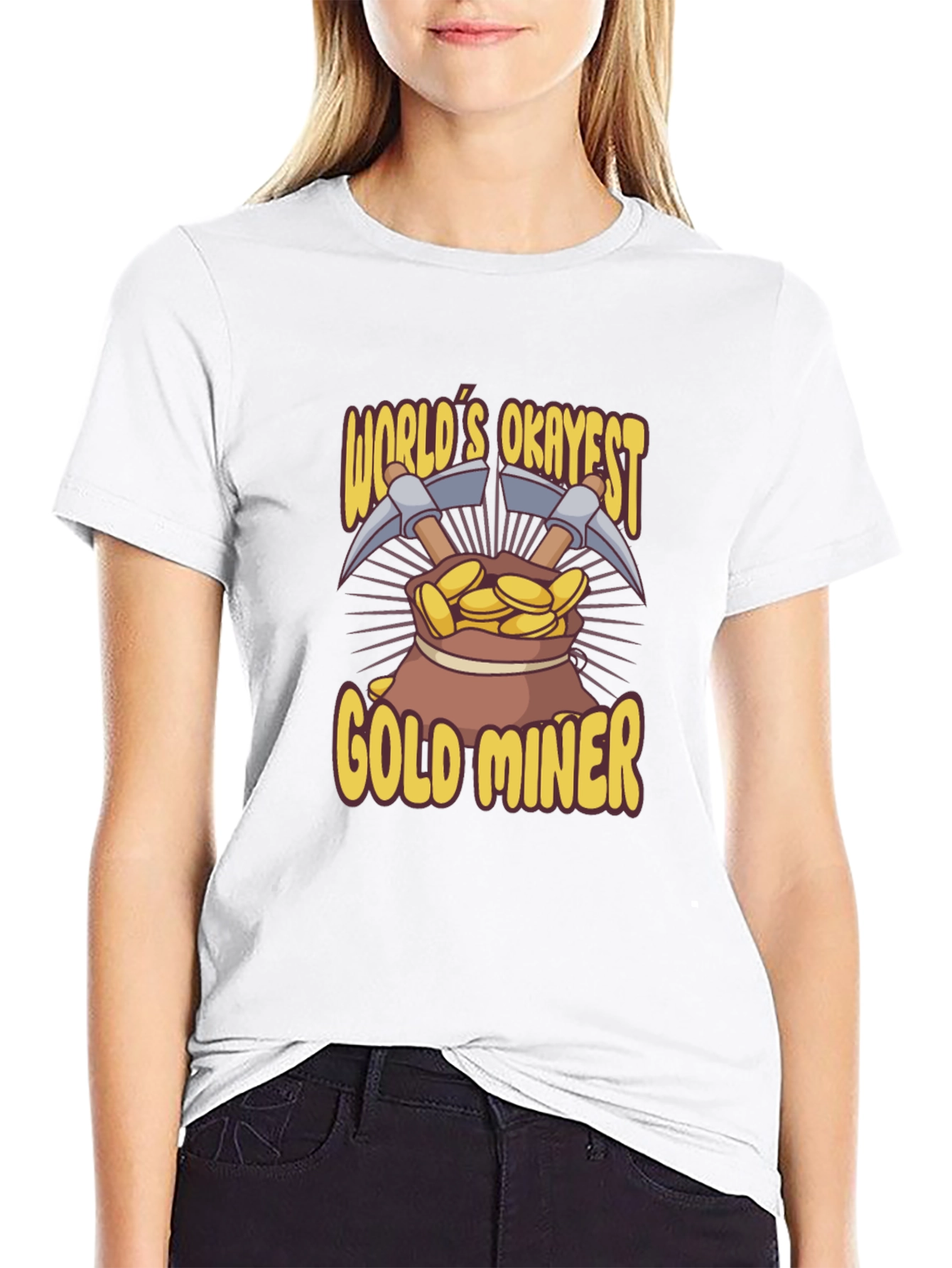 Worlds Okayest Gold Miner T-Shirt