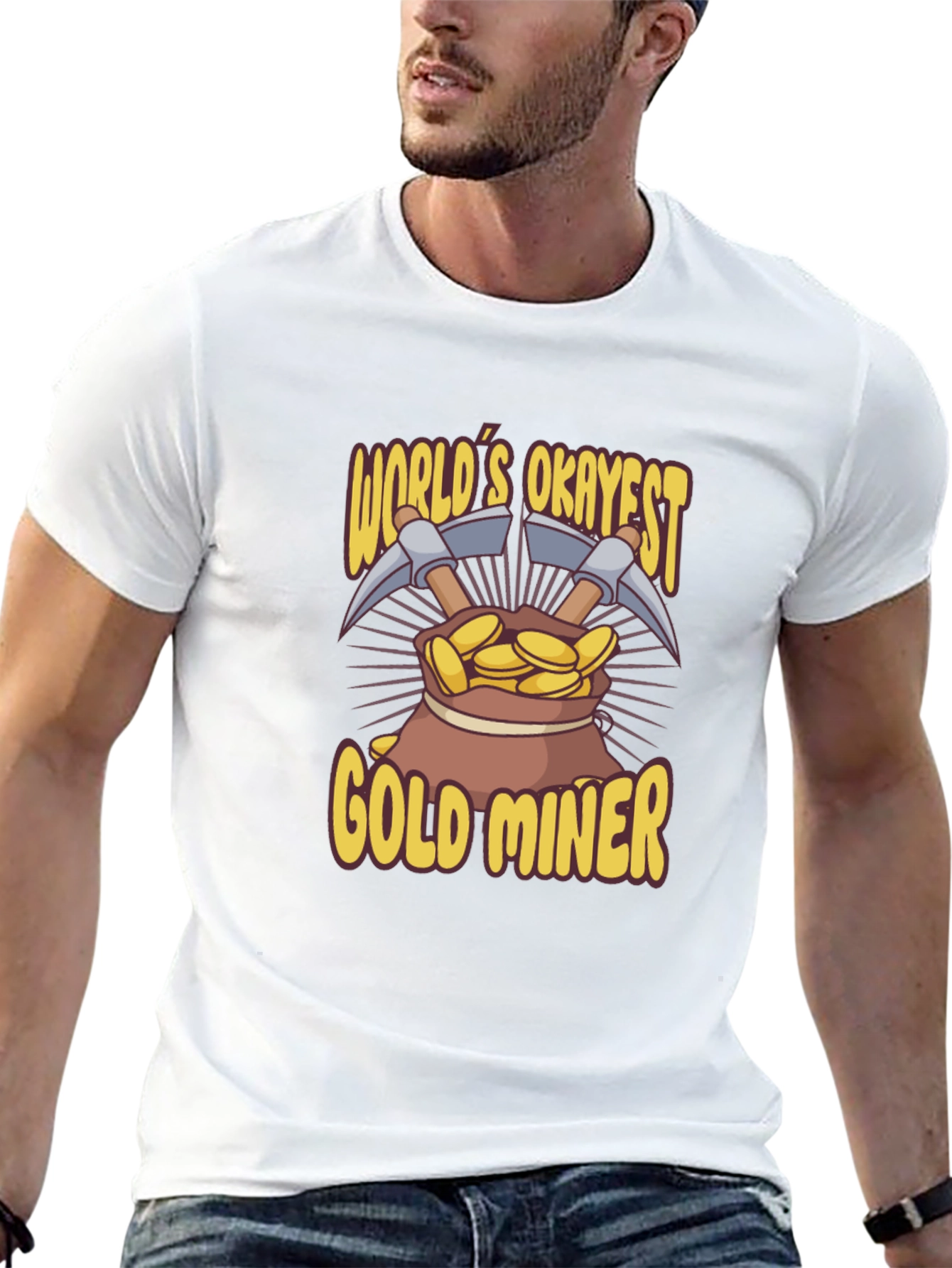 Worlds Okayest Gold Miner T-Shirt
