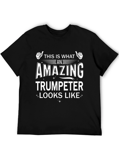Amazing Trumpeter T-Shirt - Black