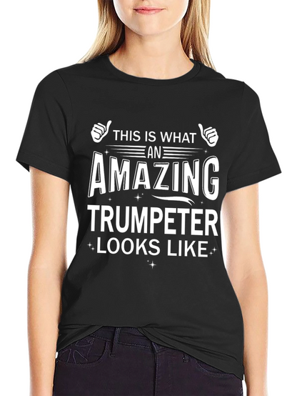 Amazing Trumpeter T-Shirt - Black