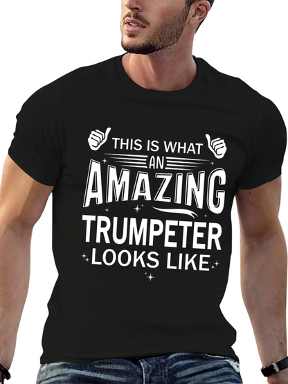 Amazing Trumpeter T-Shirt - Black