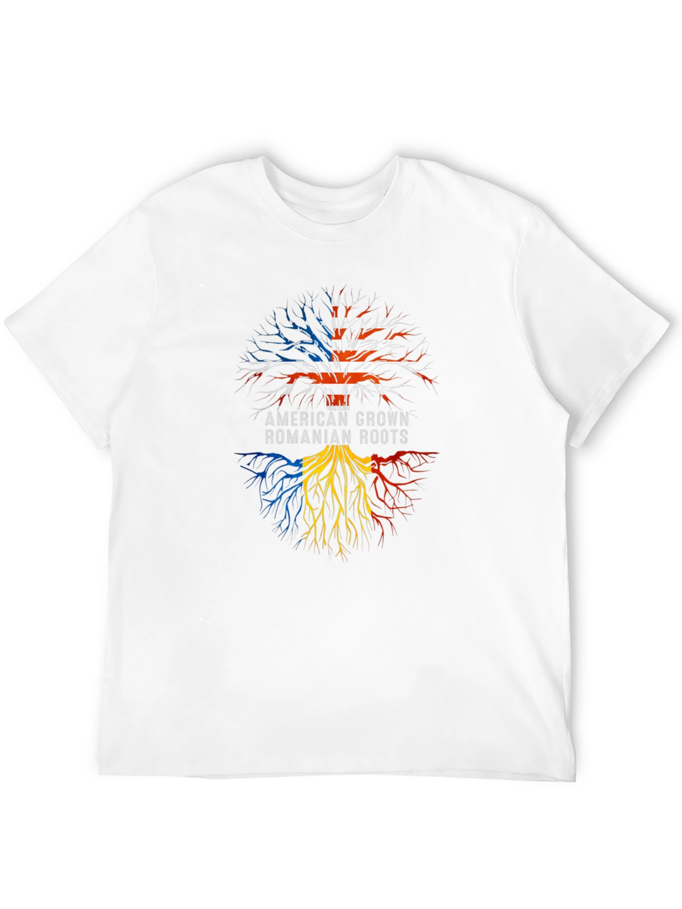 American Grown Romanian Roots Graphic T-Shirt