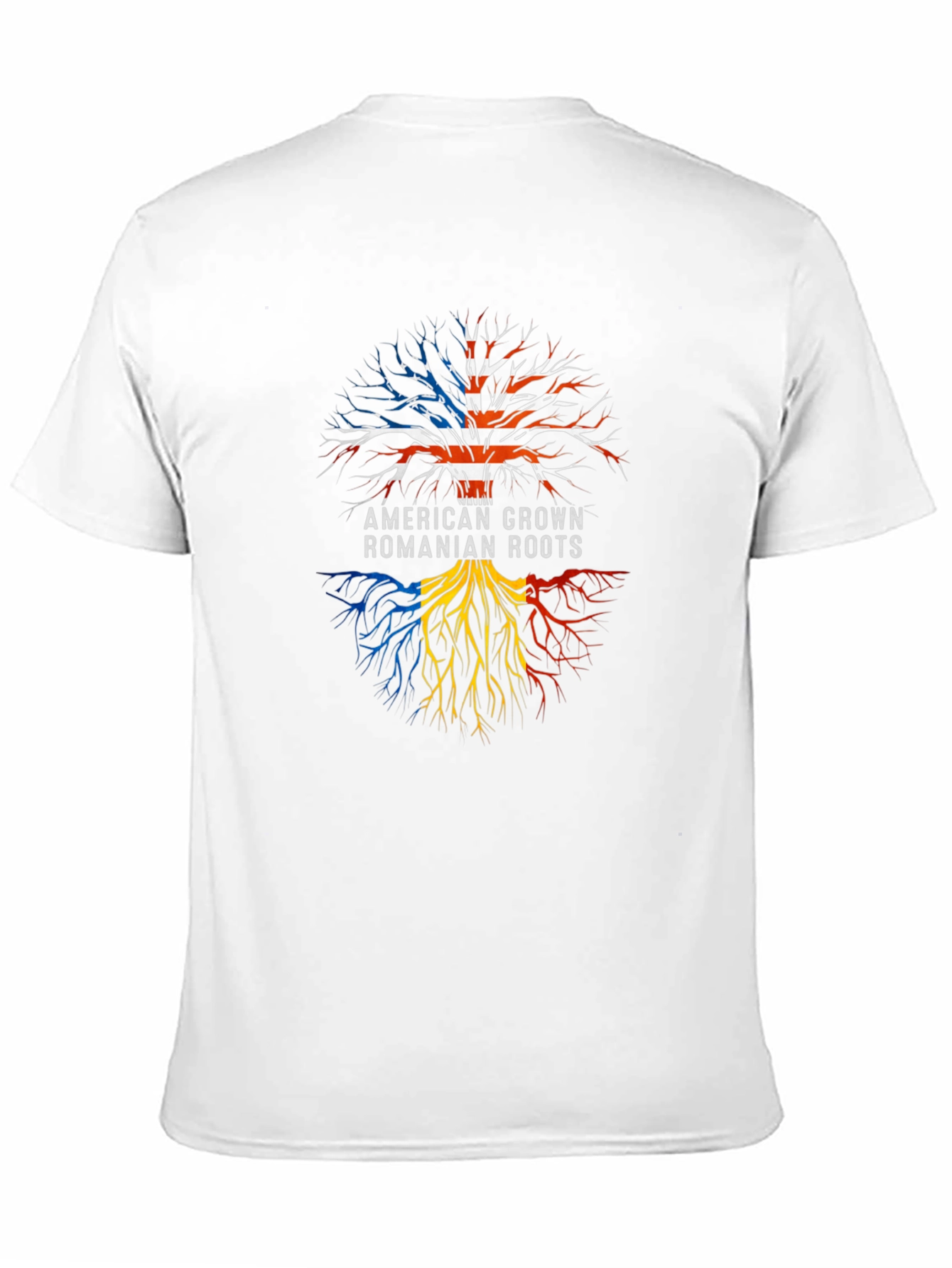 American Grown Romanian Roots Graphic T-Shirt