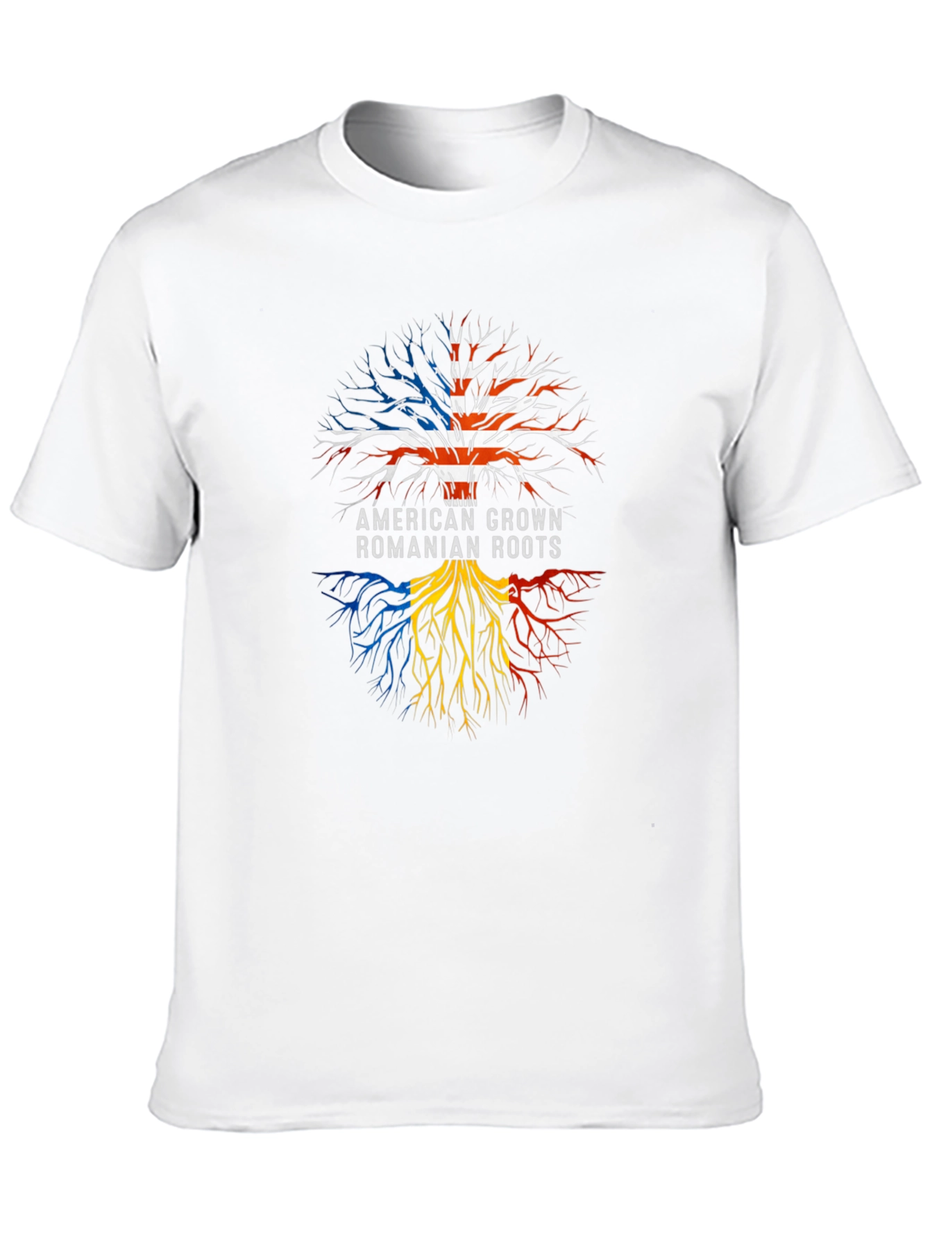 American Grown Romanian Roots Graphic T-Shirt