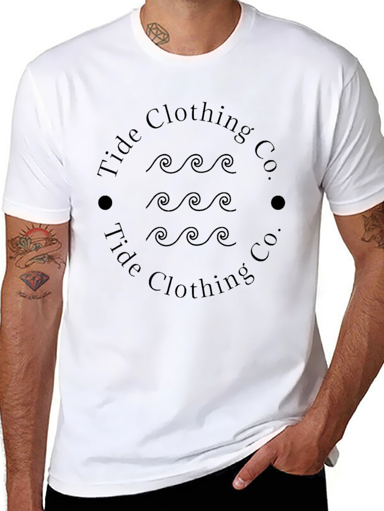 Tide Clothing Co. Black T-Shirt