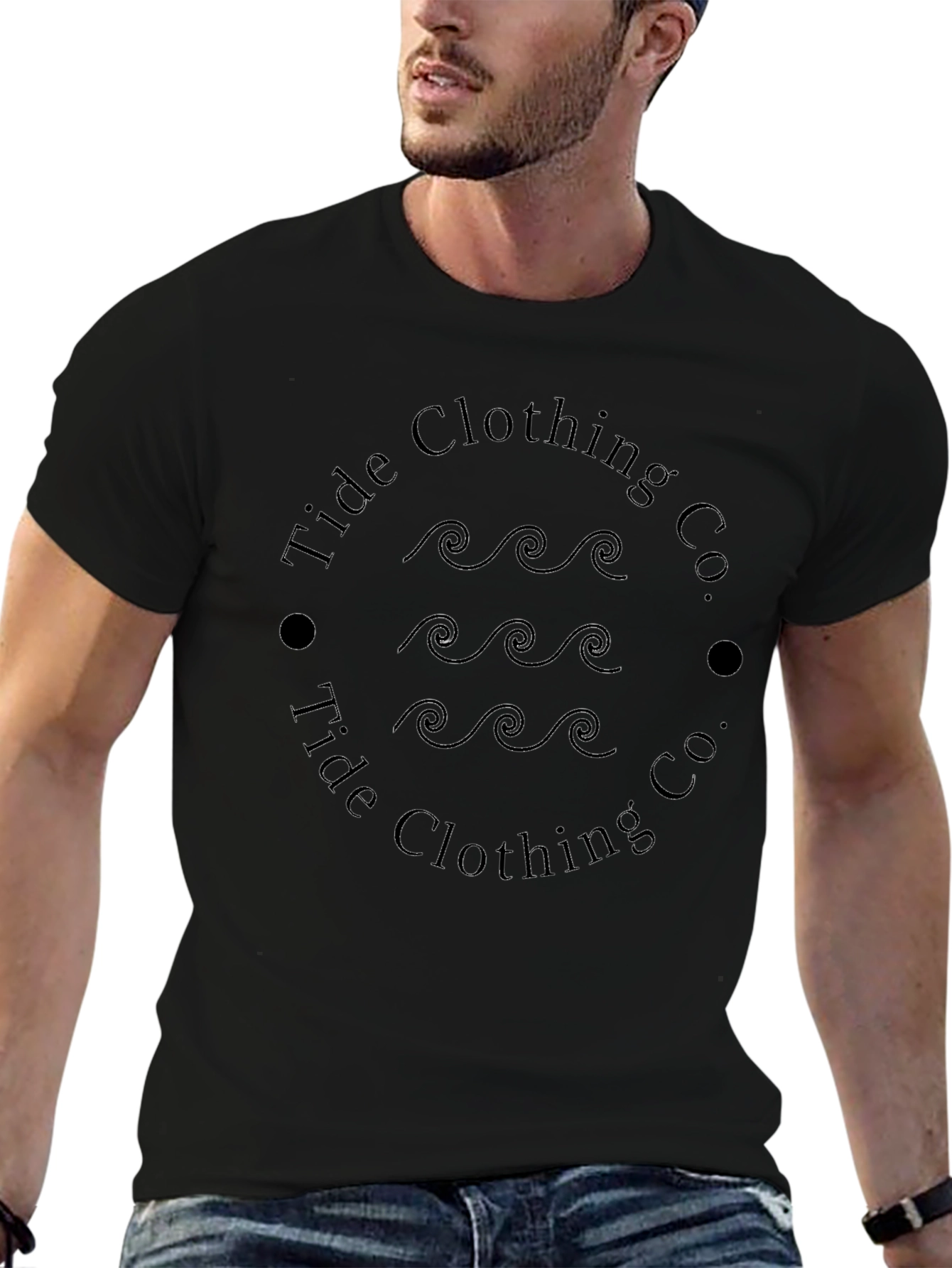 Tide Clothing Co. Black T-Shirt