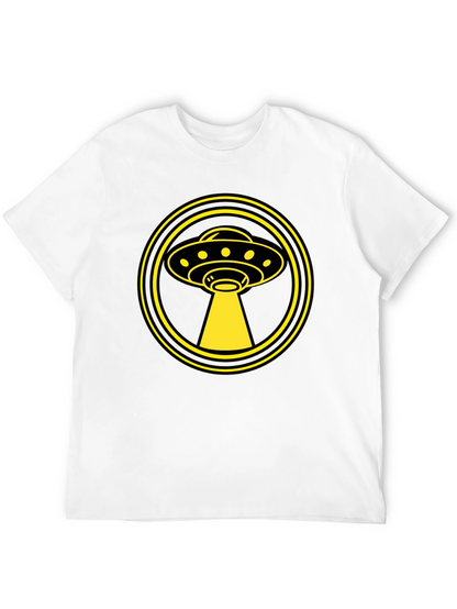 UFO Abduction Graphic Tee - Sci-Fi Alien T-Shirt