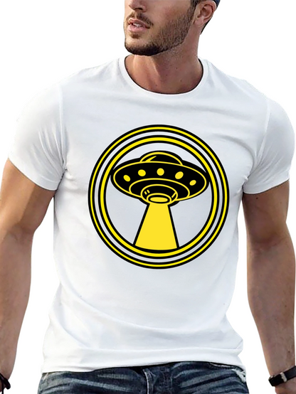 UFO Abduction Graphic Tee - Sci-Fi Alien T-Shirt