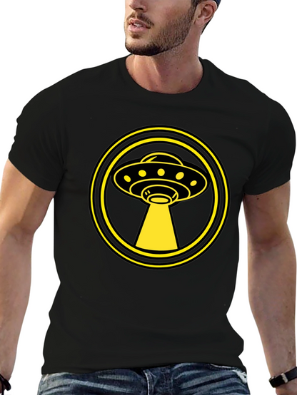 UFO Abduction Graphic Tee - Sci-Fi Alien T-Shirt