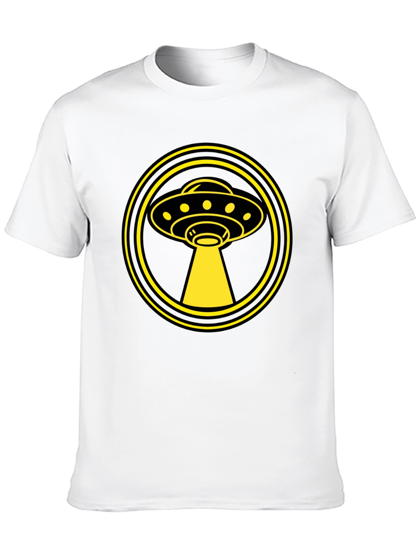 UFO Abduction Graphic Tee - Sci-Fi Alien T-Shirt