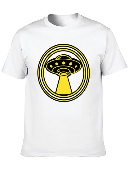 UFO Abduction Graphic Tee - Sci-Fi Alien T-Shirt