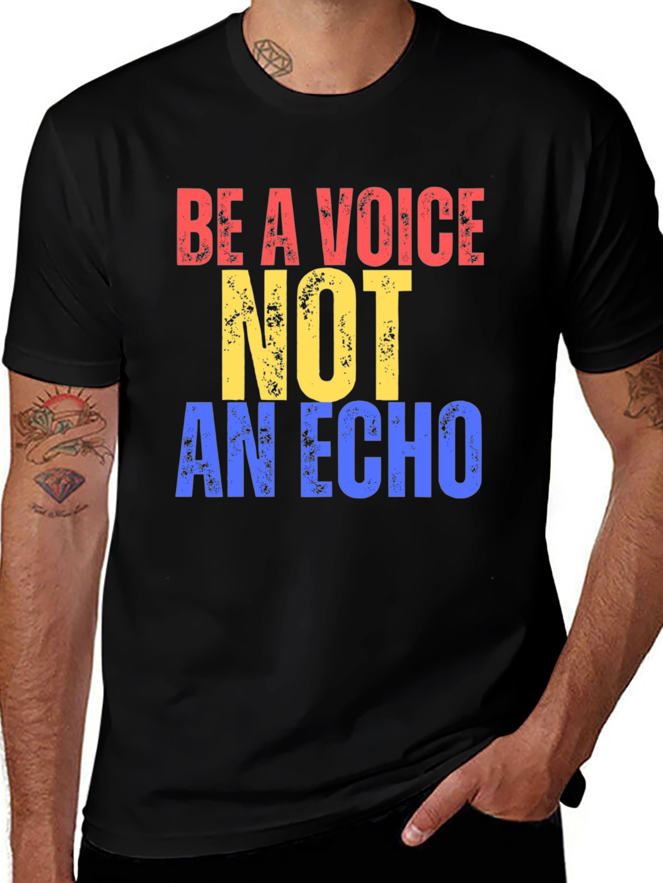 Be a Voice Not an Echo Graphic Tee