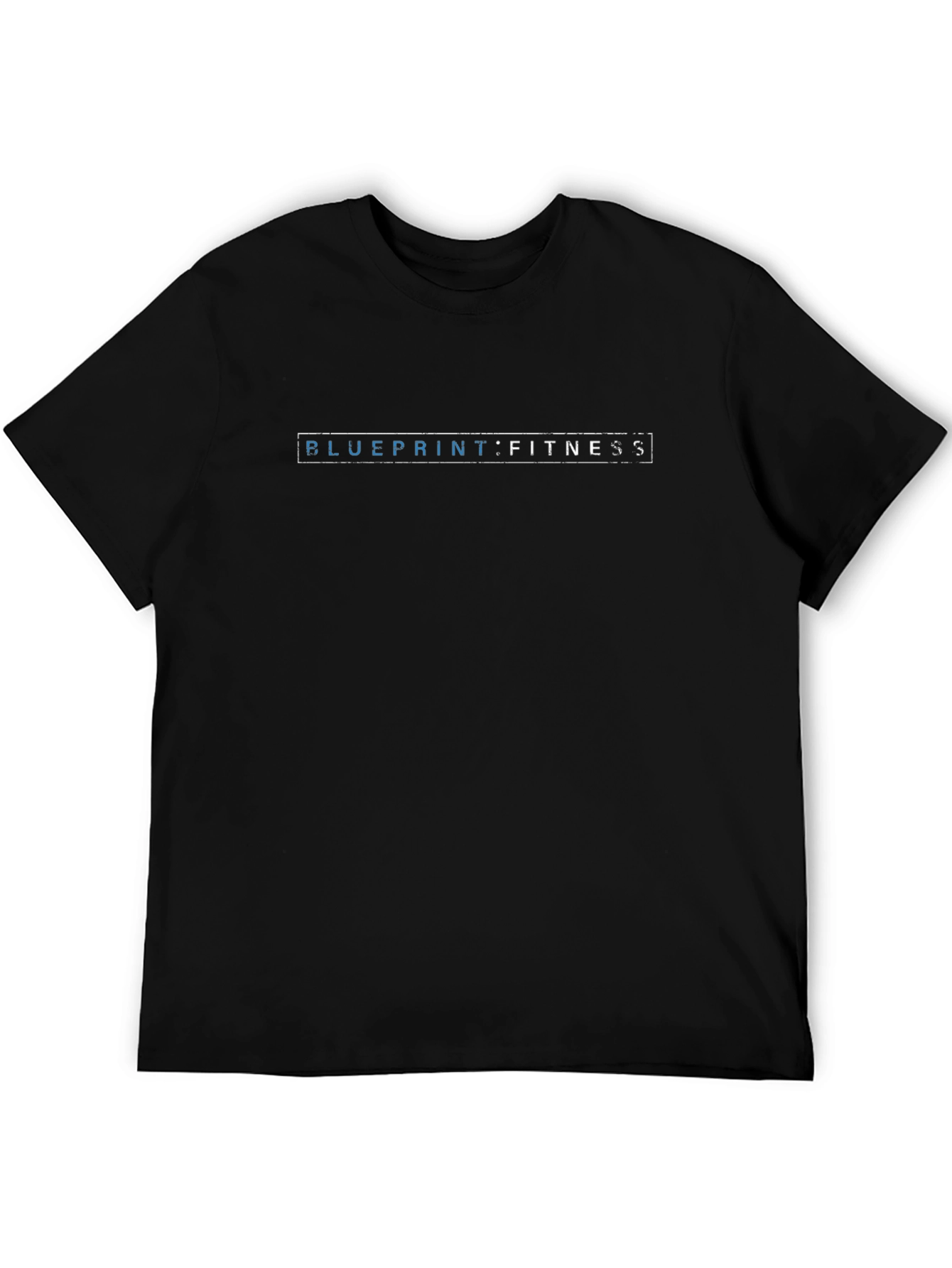 Blueprint Fitness Graphic Tee - Black Cotton Blend