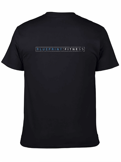 Blueprint Fitness Graphic Tee - Black Cotton Blend