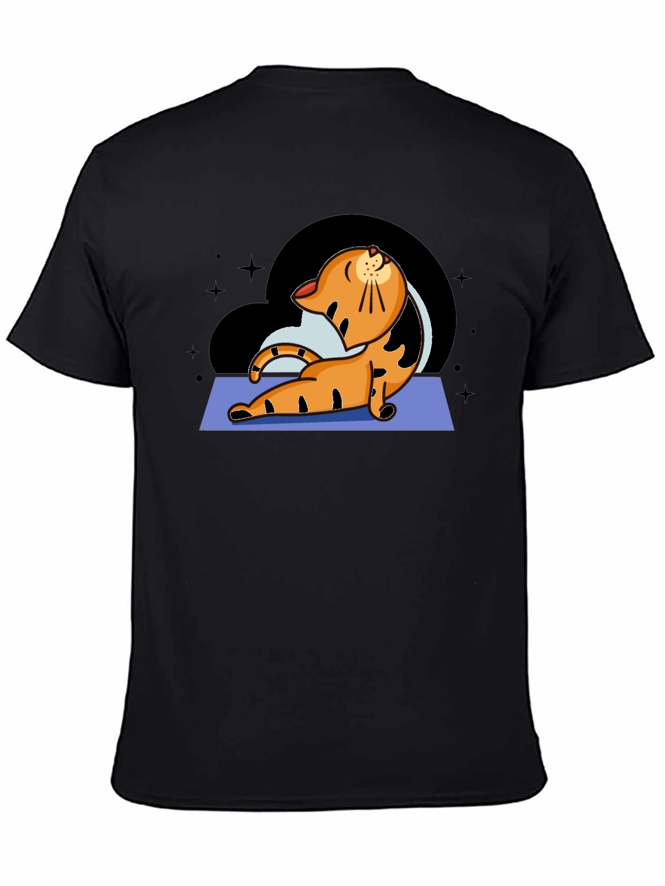Yoga Cat Graphic T-Shirt