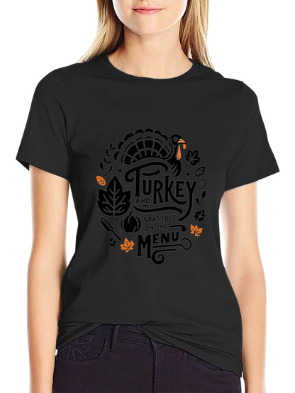 Thanksgiving Turkey Gratitude T-Shirt
