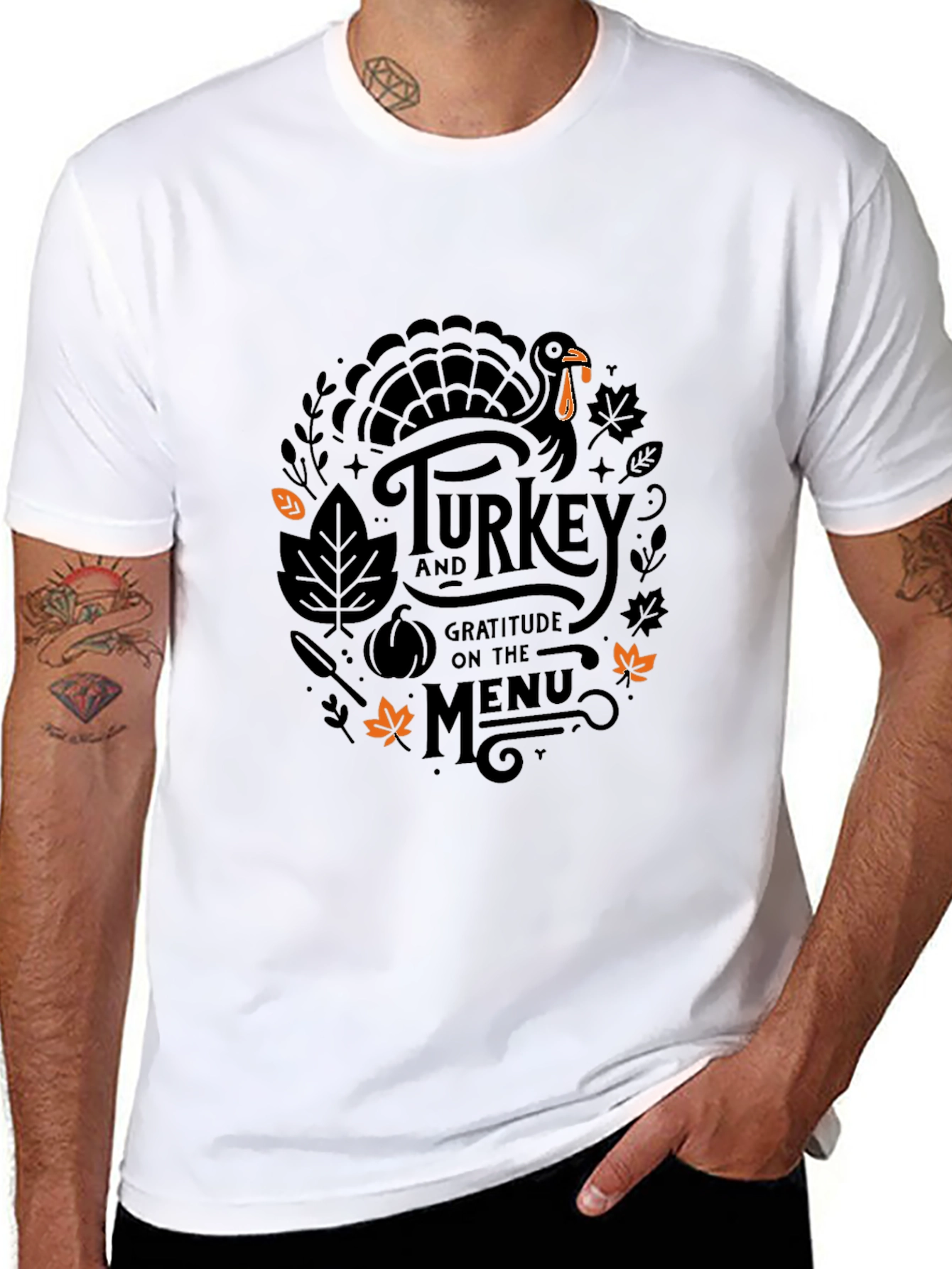 Thanksgiving Turkey Gratitude T-Shirt
