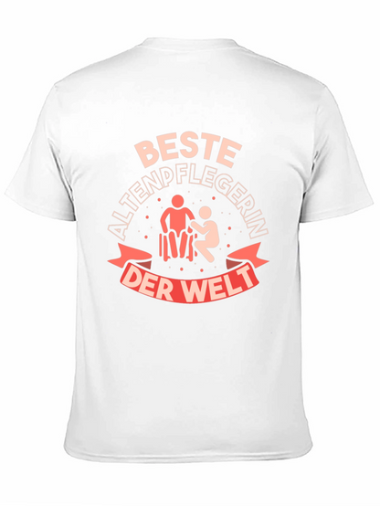 Best Caregiver T-Shirt - Black Cotton