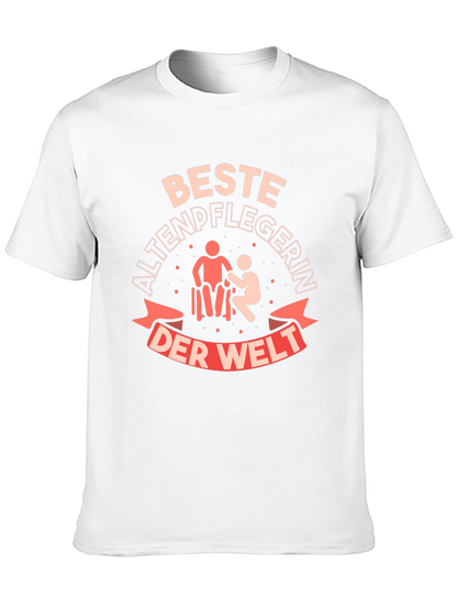Best Caregiver T-Shirt - Black Cotton