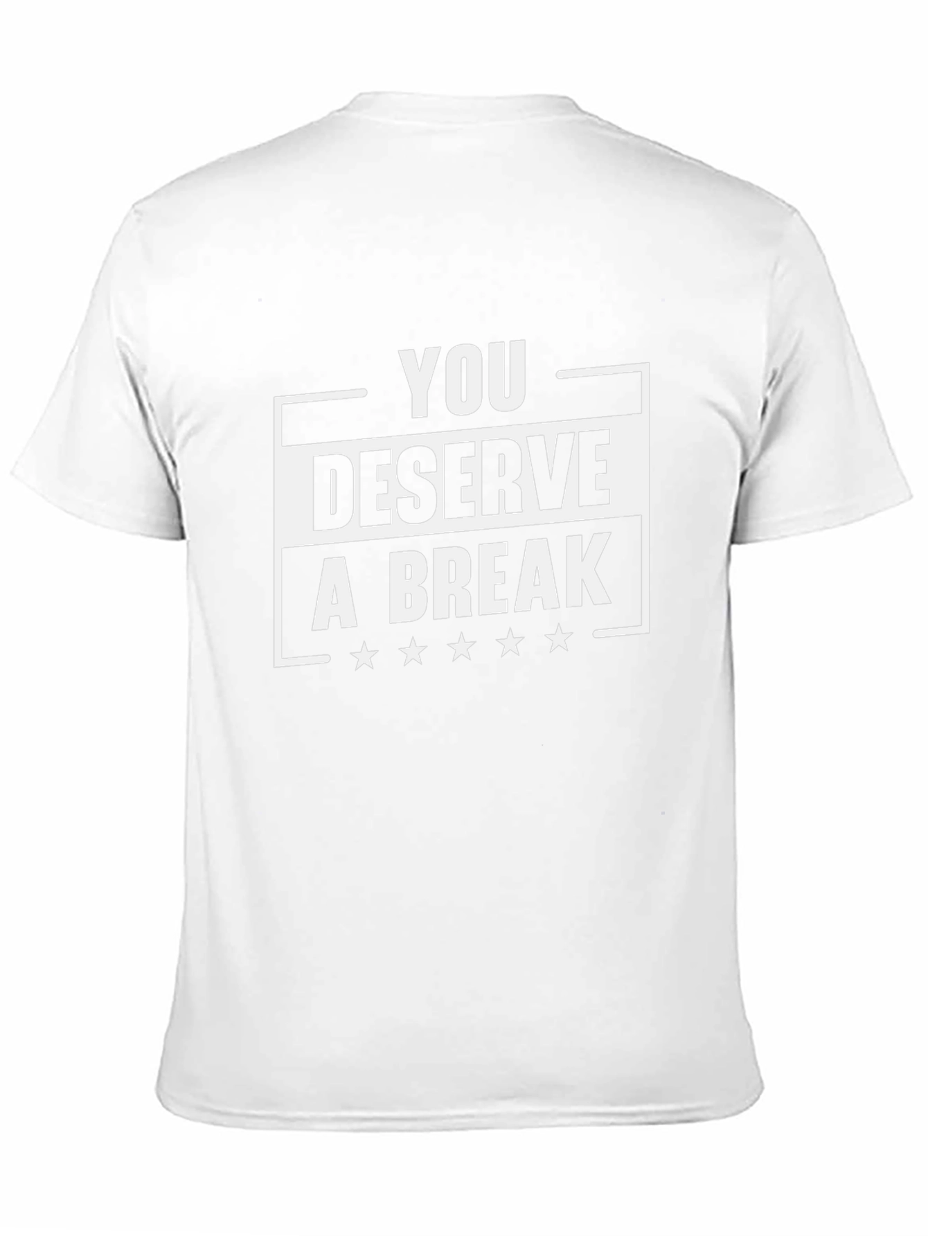 You Deserve A Break Black Graphic Tee
