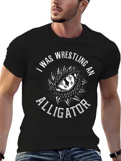 Wrestling Alligator Graphic Tee