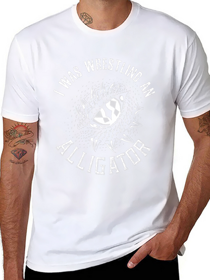 Wrestling Alligator Graphic Tee