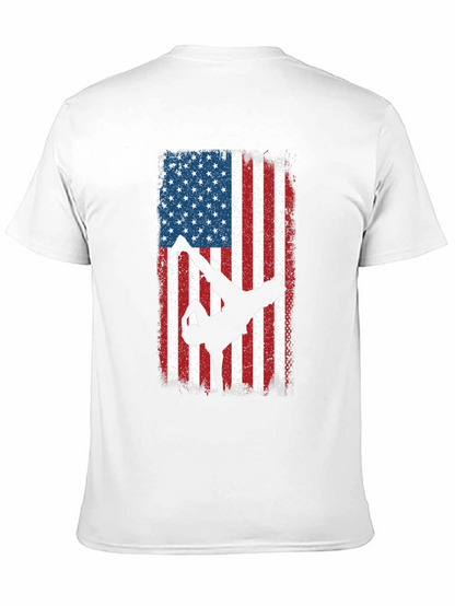 American Flag Breakdancer Graphic Tee