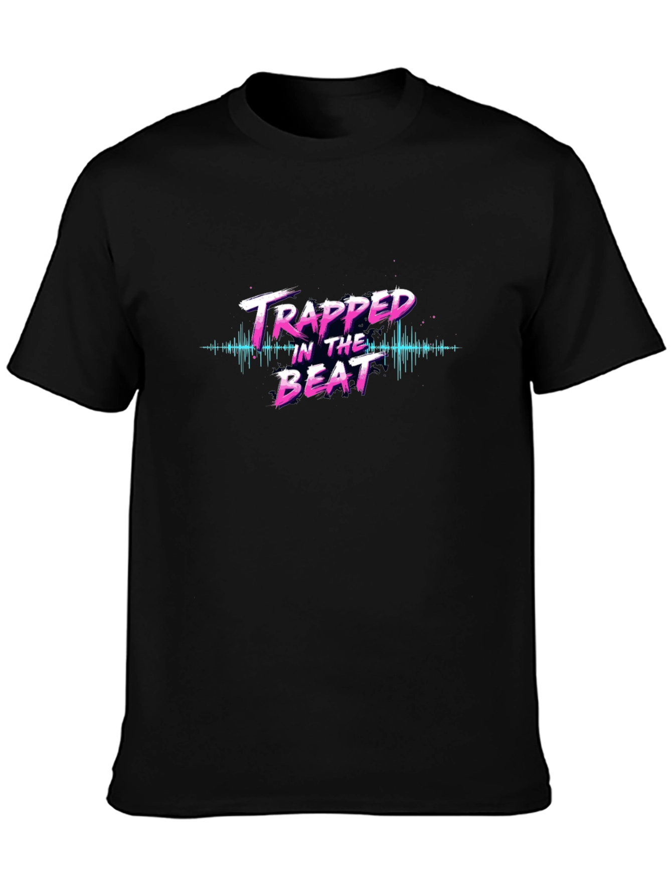 Trapped in the Beat Graphic Tee - Black