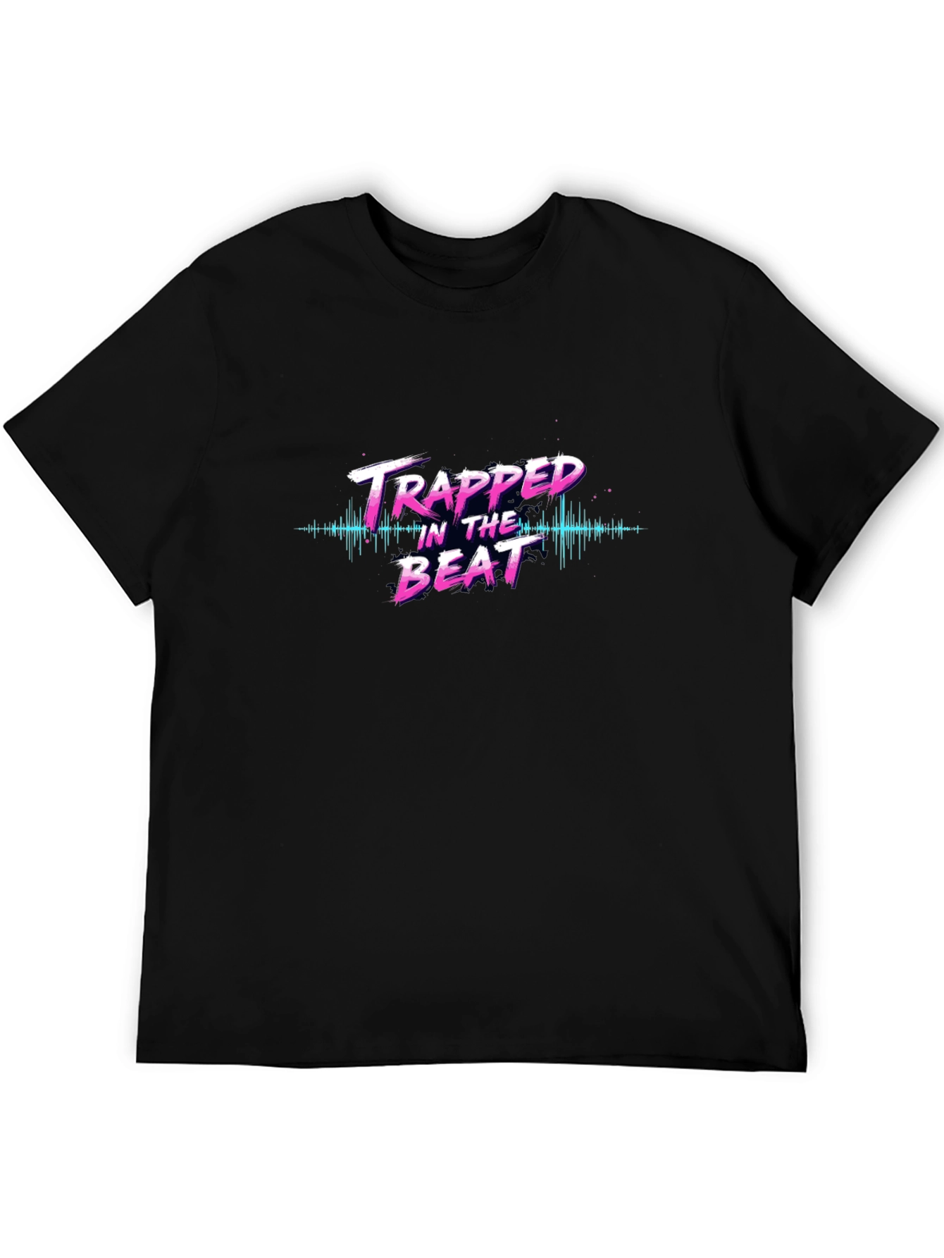 Trapped in the Beat Graphic Tee - Black