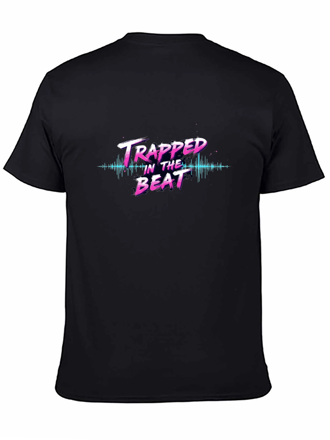 Trapped in the Beat Graphic Tee - Black