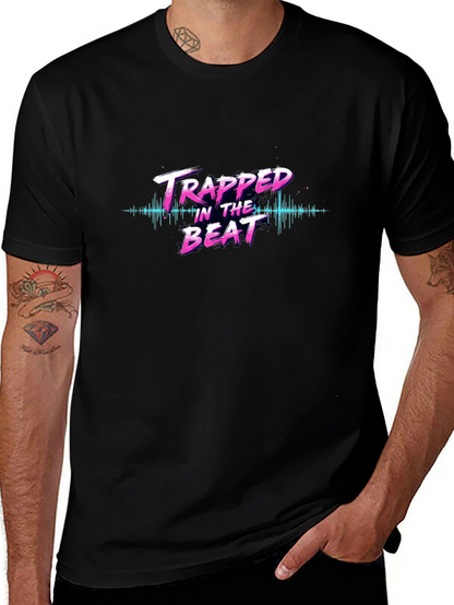 Trapped in the Beat Graphic Tee - Black