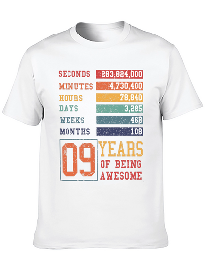 9th Birthday Awesome T-Shirt